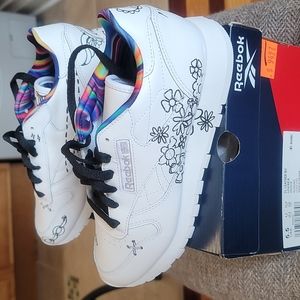 Reebok Peace Day Black/White Limited FX3339 Size 5.5m 7w USA Brand New in Box